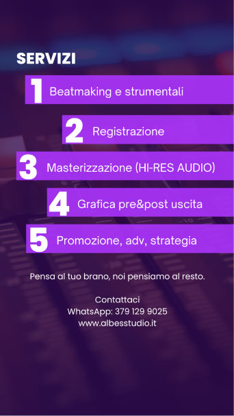 grafica promozionale servizi alberto pinzani